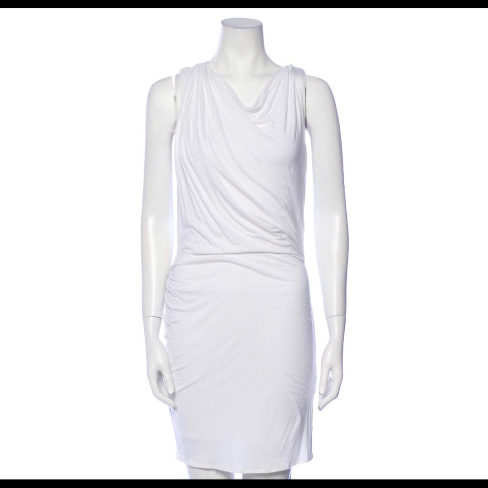 Helmet Lang Cowl Dress